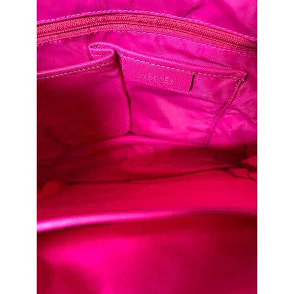 Michael Kors Quilted Backpack Fuchsia Pink